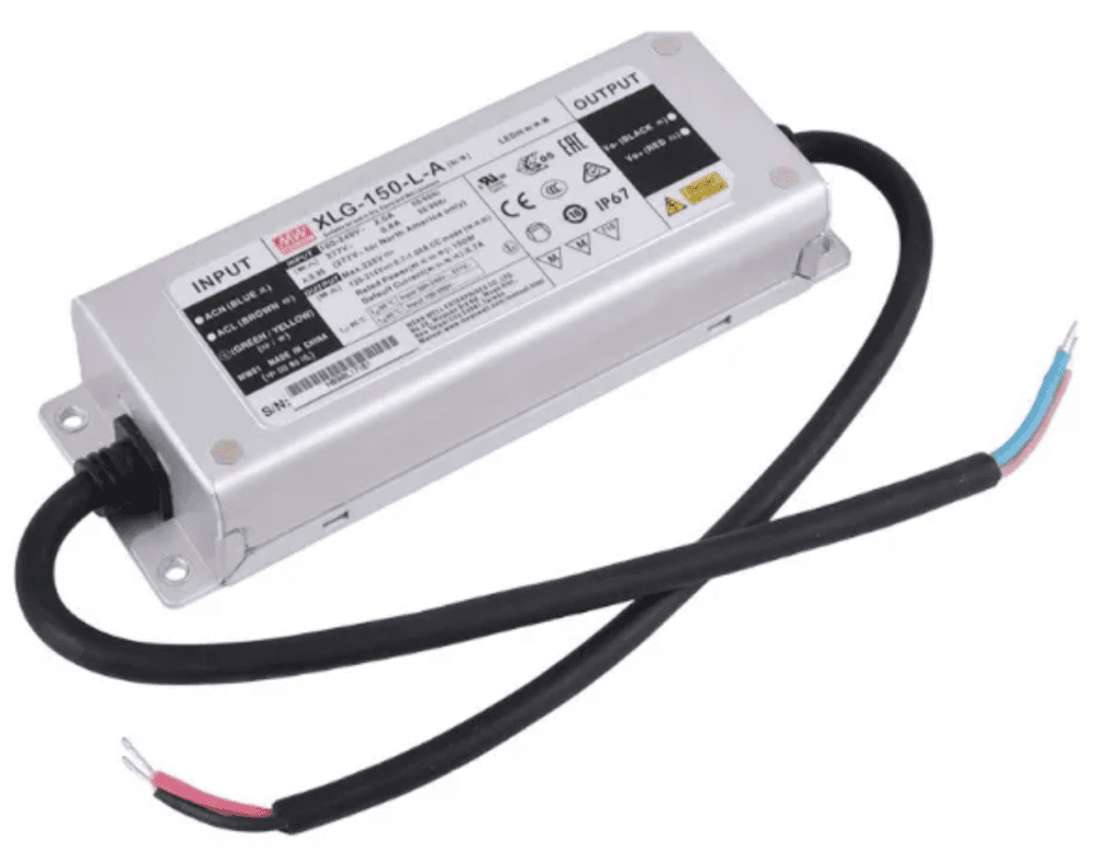 XLG-150 Fonte 150 Watts Alta Eficiência AC/DC MeanWelldriver de led isolado